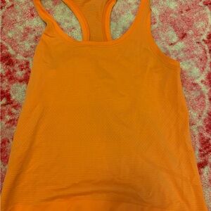 Lululemon Athletica Orange Tank Top